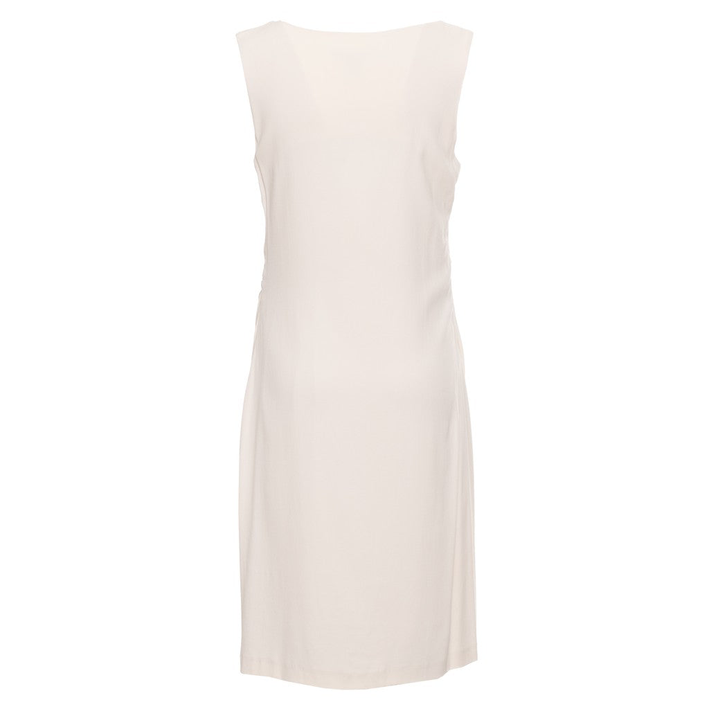 Gant Jurk met V-hals – Crème