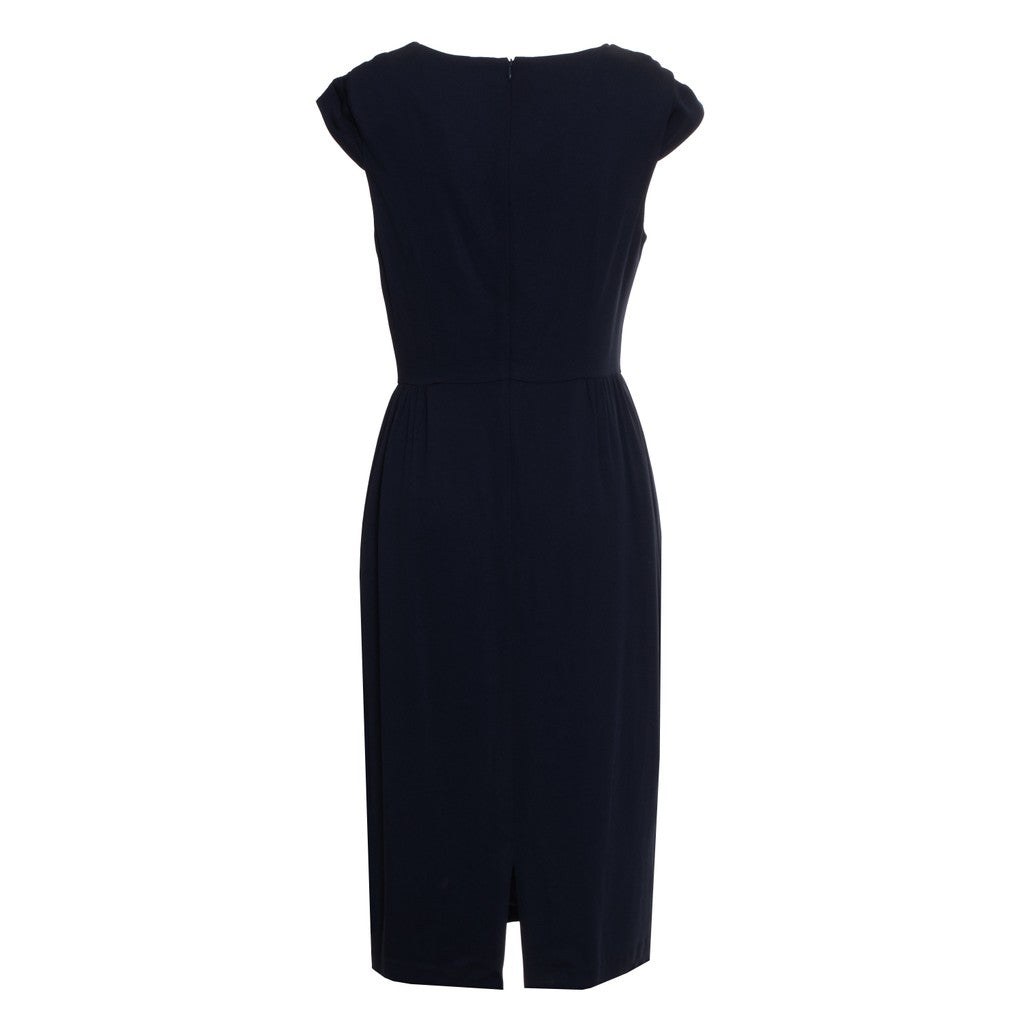 Gant Jurk met V-hals – Marineblauw