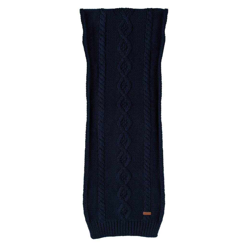 Gant Kabelgebreide sjaal – Marineblauw