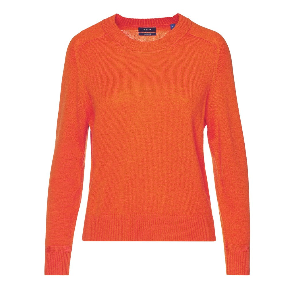 Gant Kasjmier trui met ronde hals – Oranje
