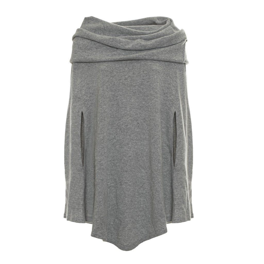 Gant Kasjmieren poncho met capuchon – Grijs