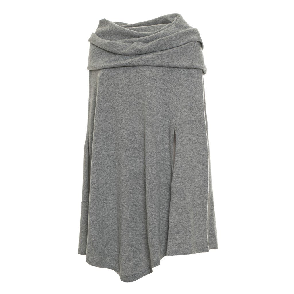 Gant Kasjmieren poncho met capuchon – Grijs