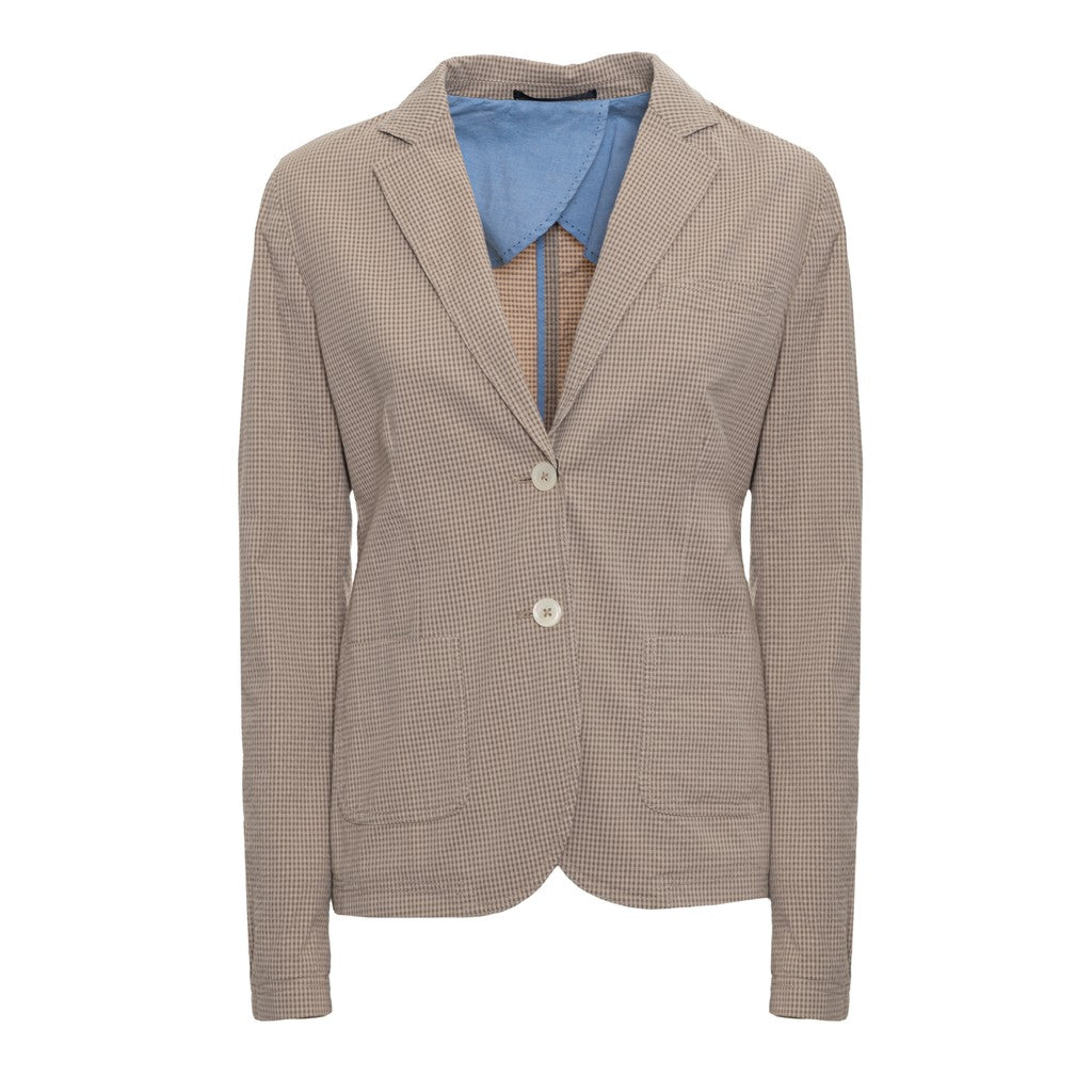 Gant Katoenen blazer Dames – Beige
