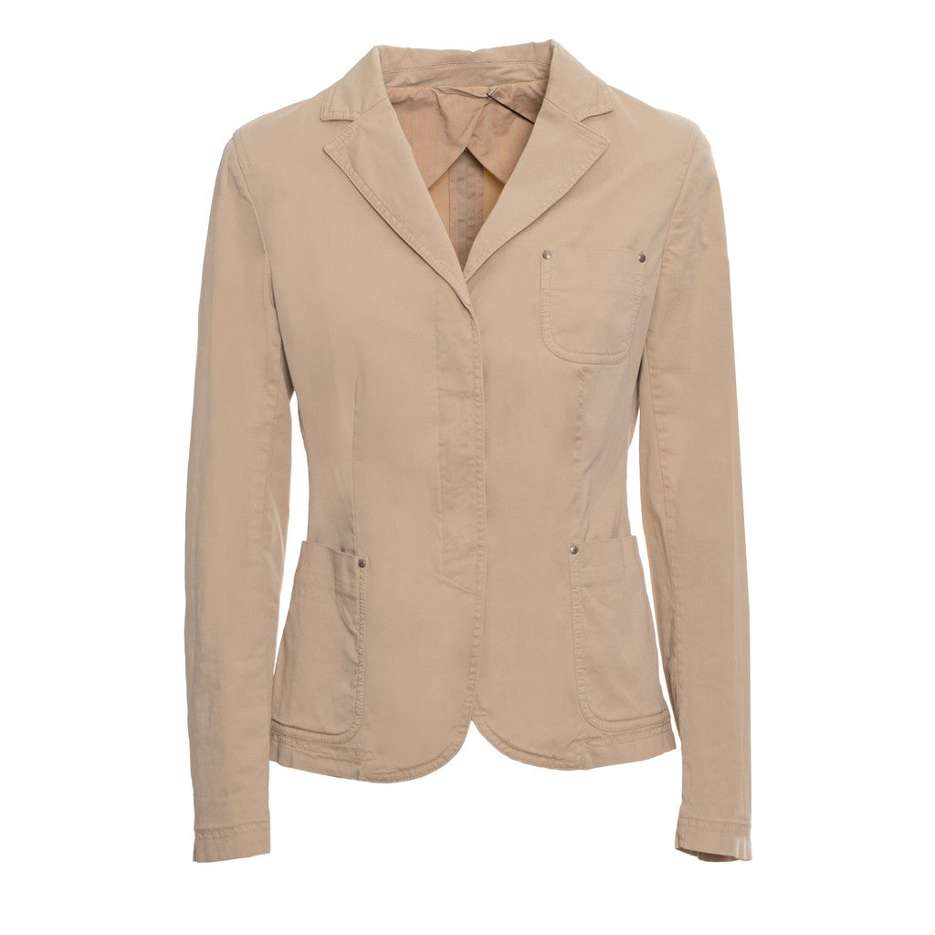 Gant Katoenen blazer Dames – Beige