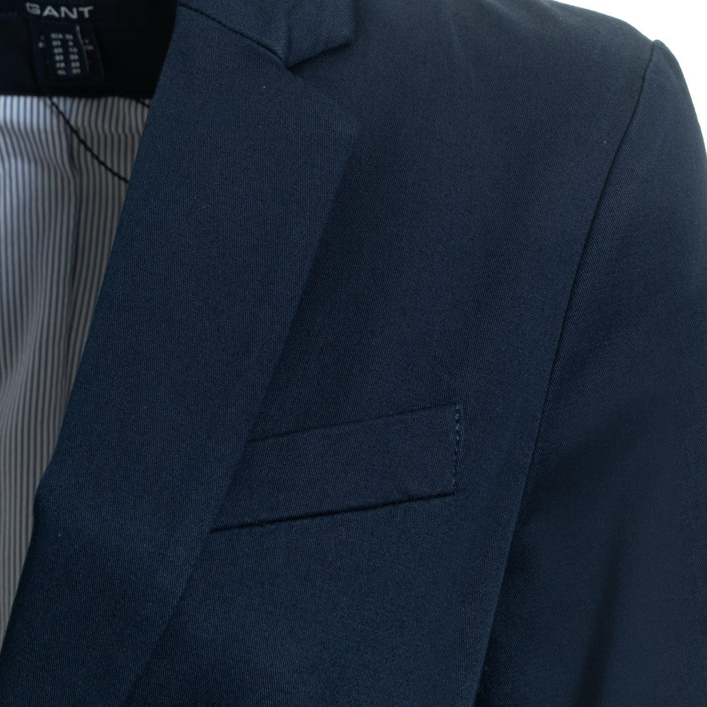 Gant Katoenen blazer Dames – Marineblauw