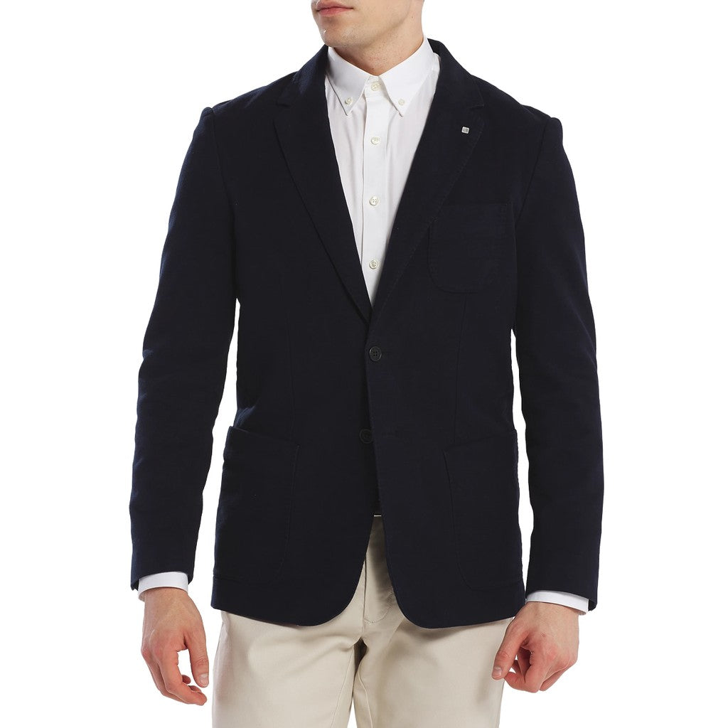 Gant Katoenen blazer Heren – Marineblauw