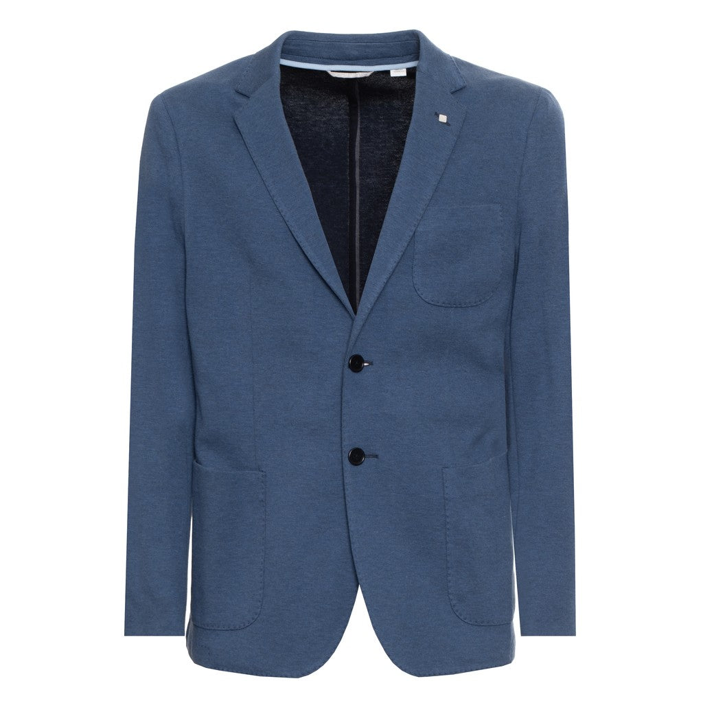 Gant Katoenen blazer Heren – Middenblauw