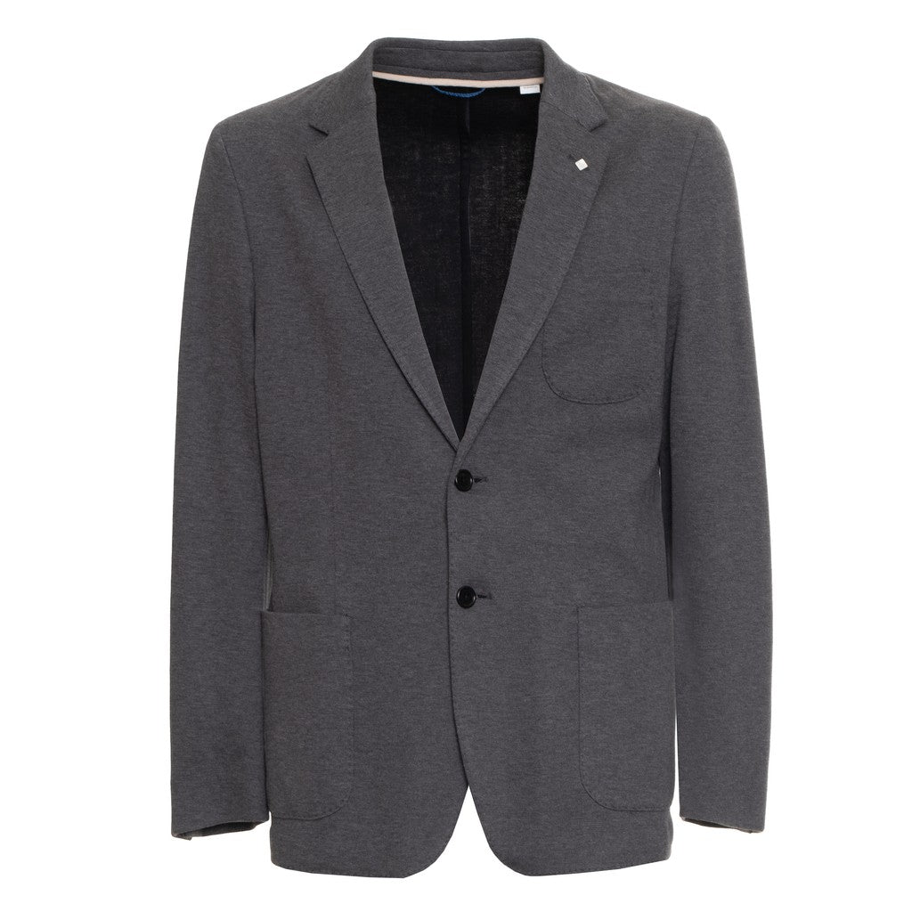 Gant Katoenen blazer Heren – Antraciet