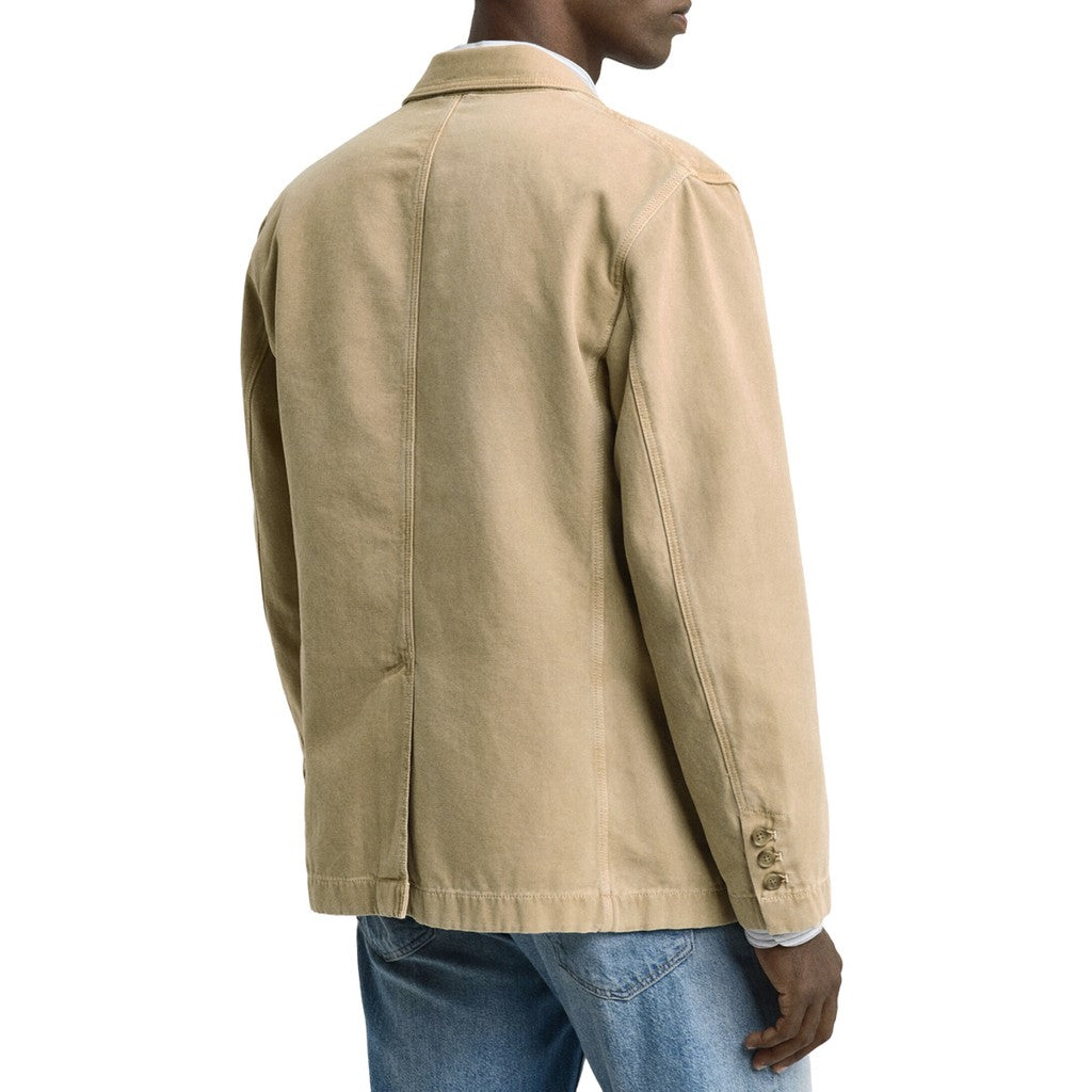 Gant Katoenen blazer Heren – Beige