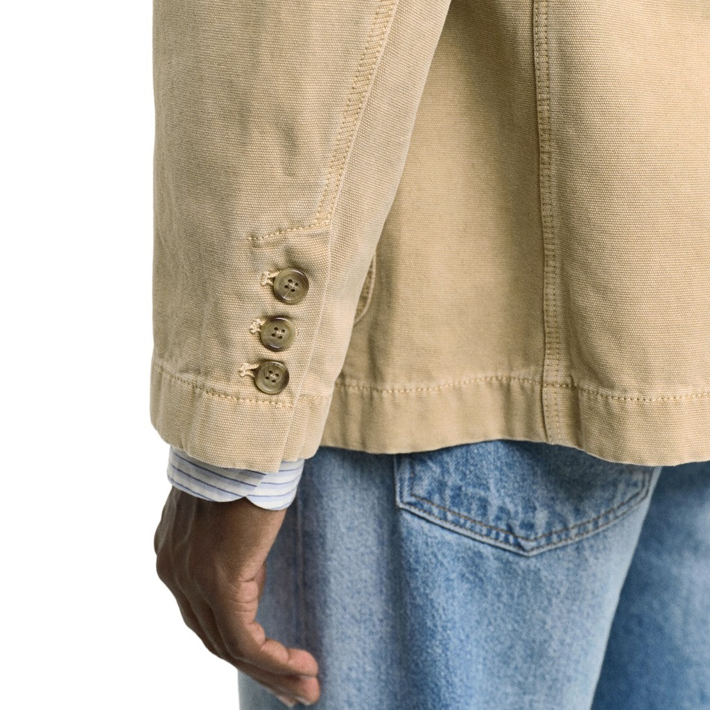Gant Katoenen blazer Heren – Beige