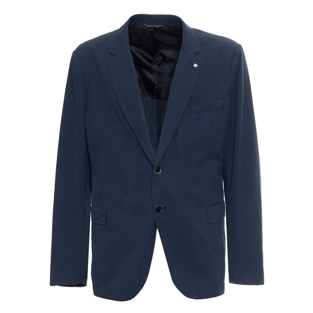 Gant Katoenen blazer Heren – Marineblauw