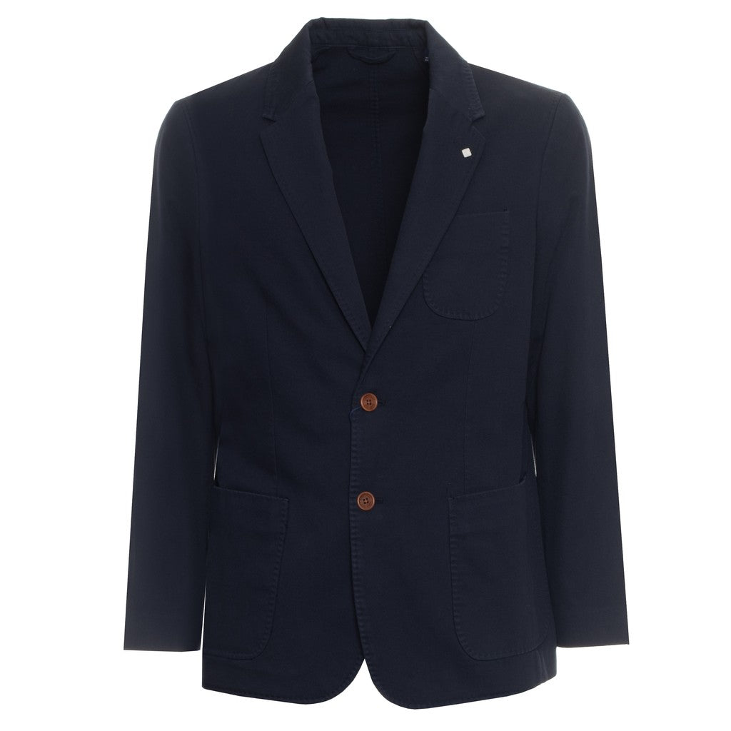 Gant Katoenen blazer Heren – Marineblauw