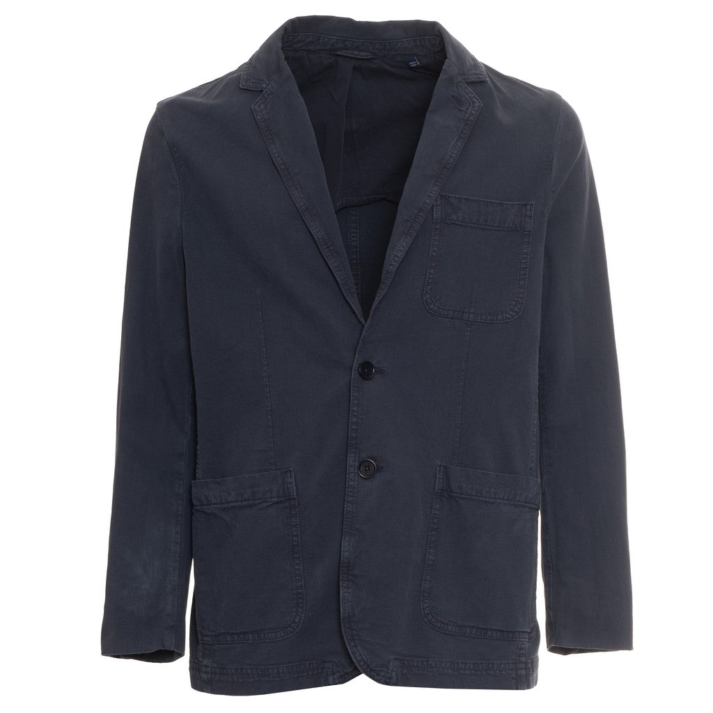 Gant Katoenen blazer Heren – Marineblauw