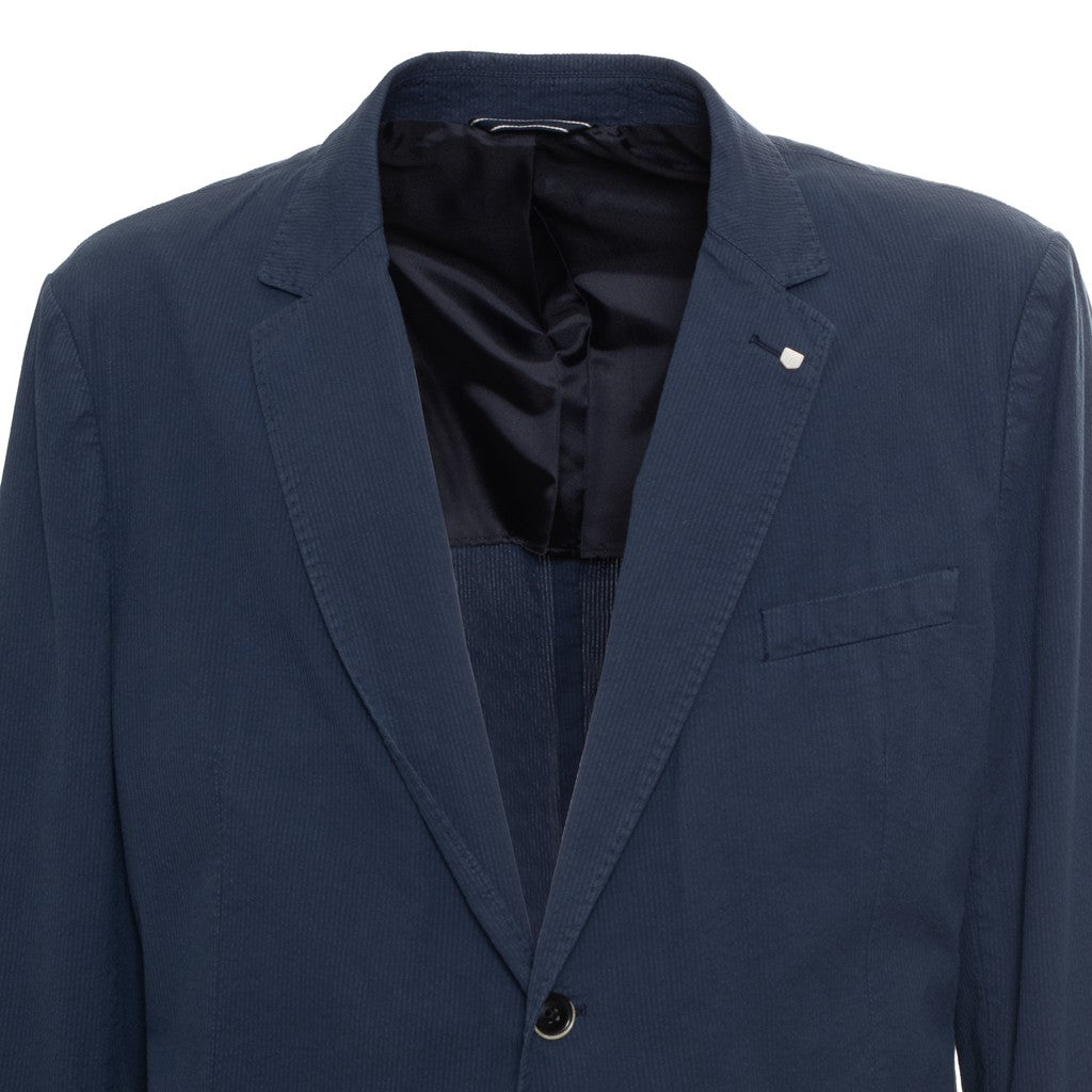 Gant Katoenen blazer Heren – Marineblauw