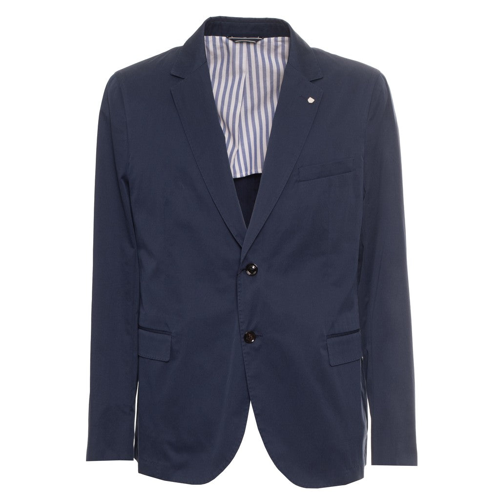 Gant Katoenen blazer Heren – Marineblauw