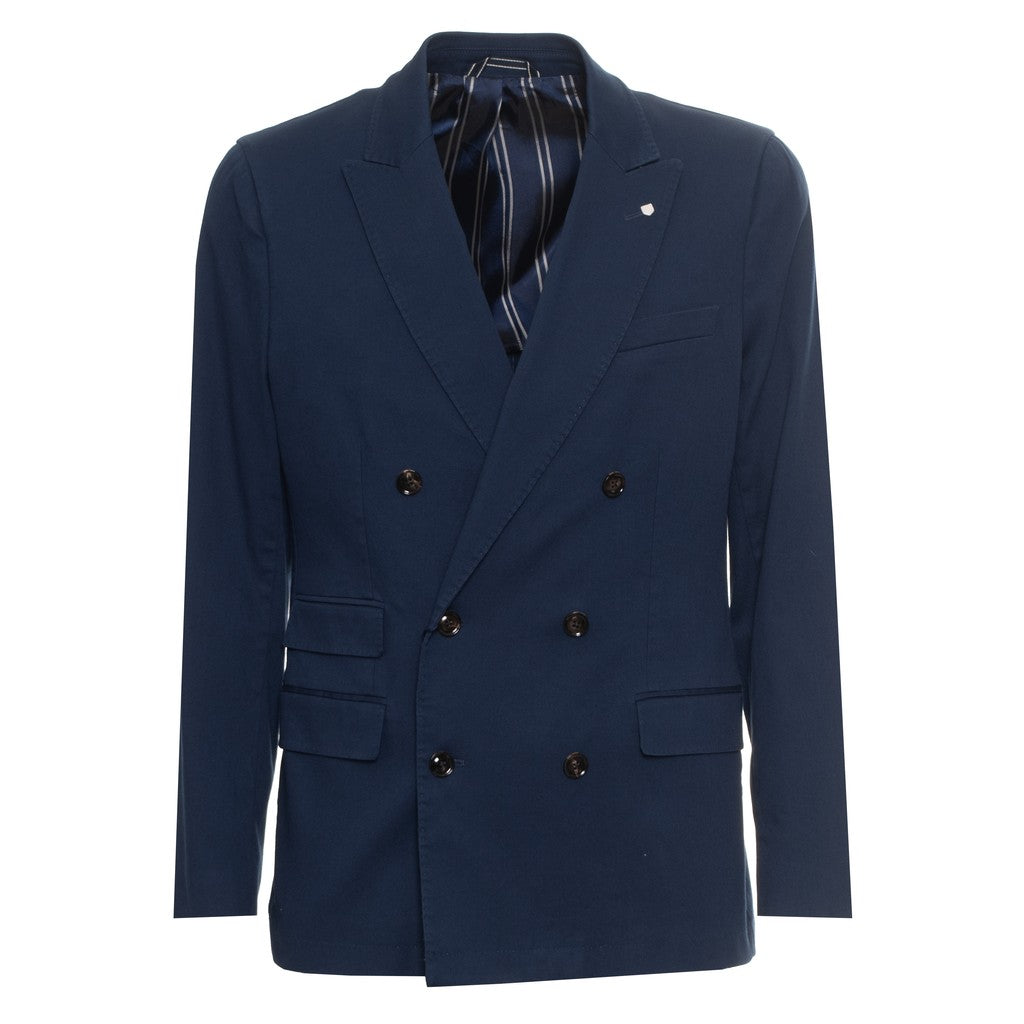 Gant Katoenen blazer Heren – Marineblauw