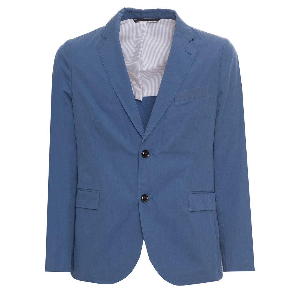 Gant Katoenen blazer Heren – Middenblauw