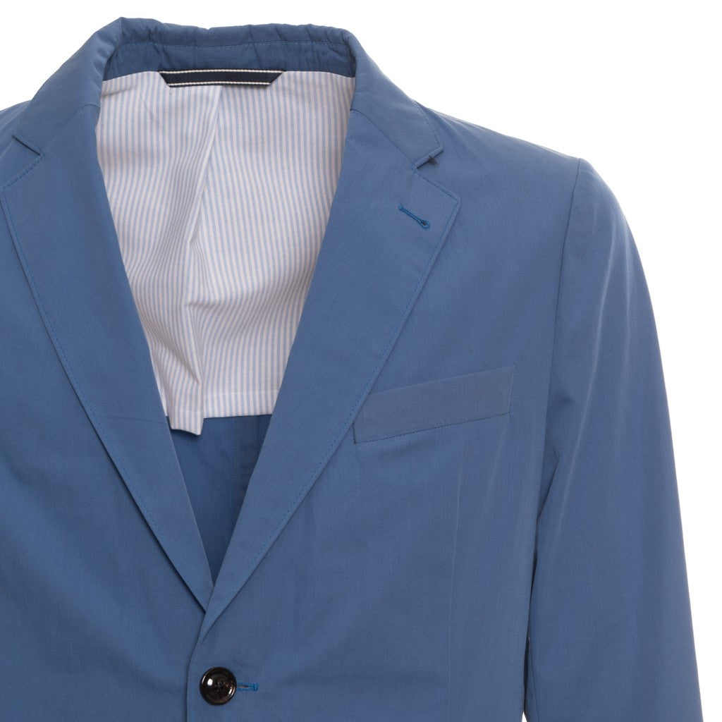 Gant Katoenen blazer Heren – Middenblauw