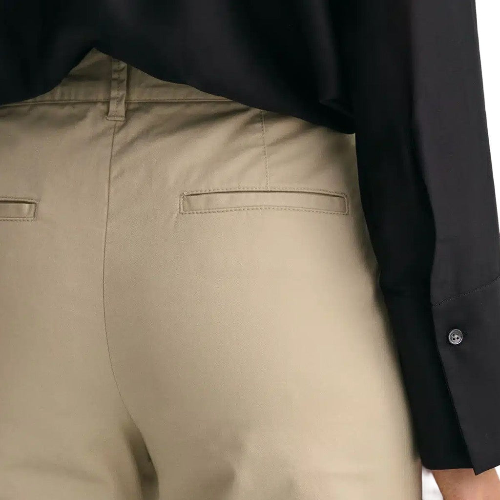 Gant Katoenen broek Dames – Beige
