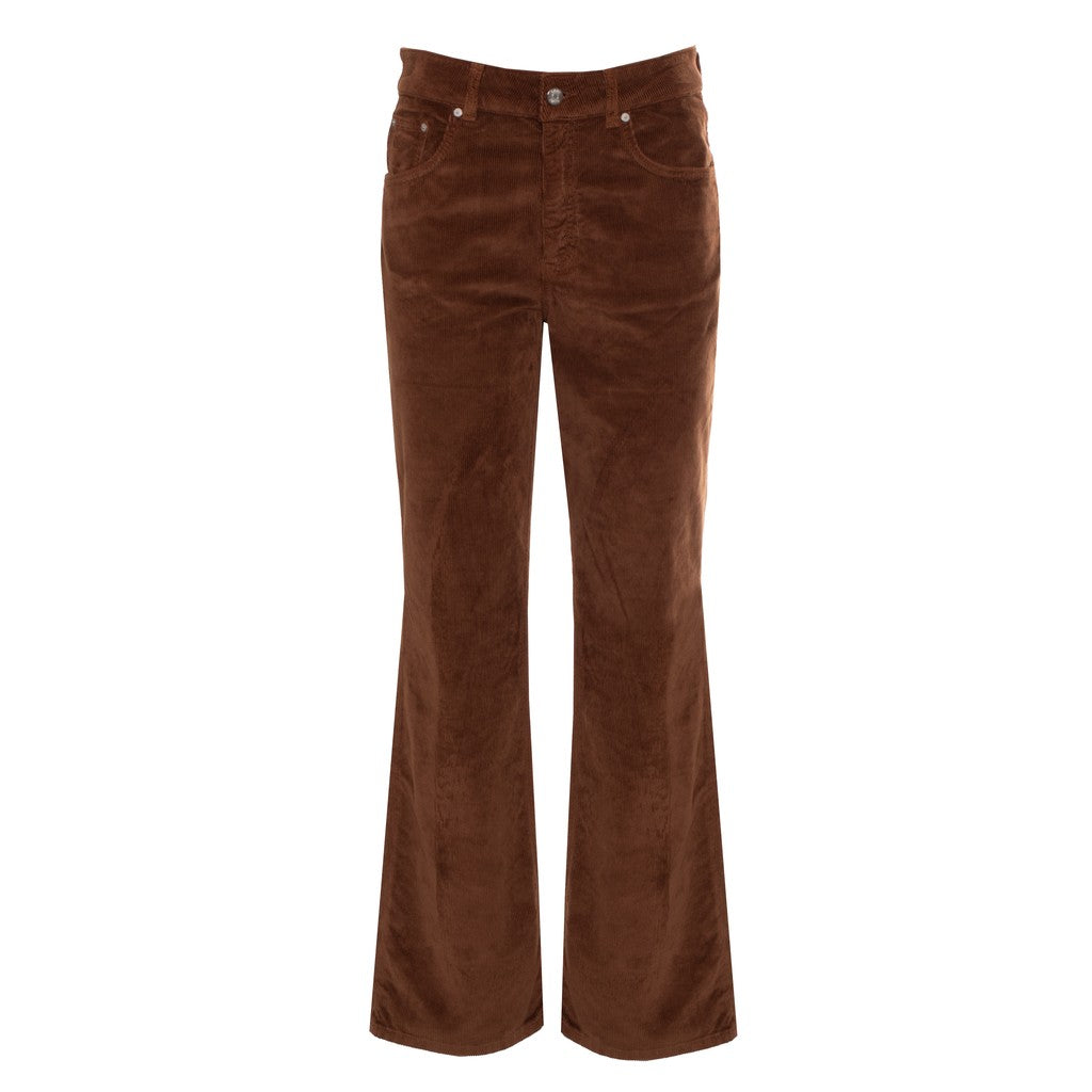Gant Katoenen broek Dames – Bruin