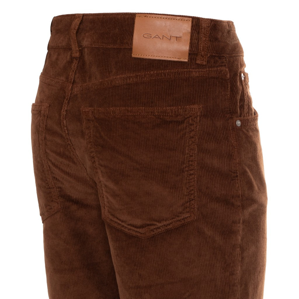 Gant Katoenen broek Dames – Bruin