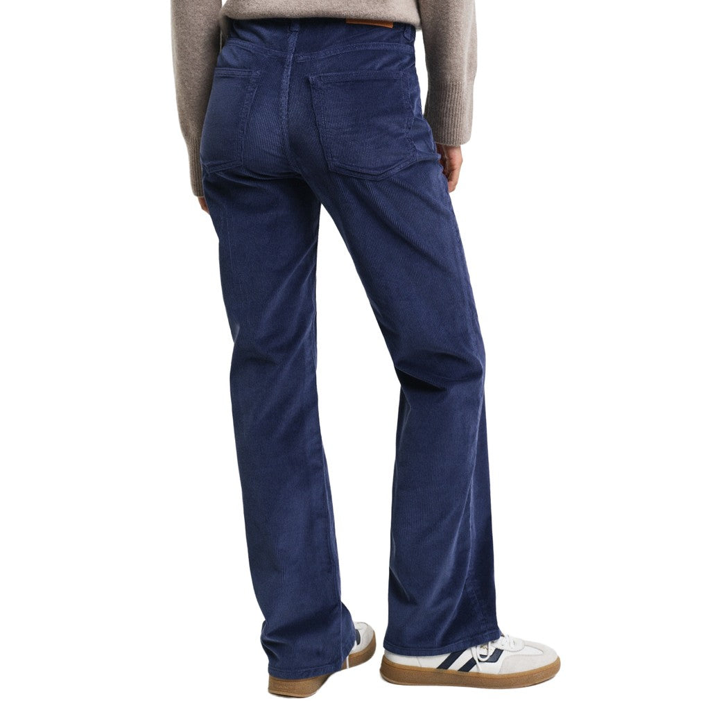 Gant Katoenen broek Dames – Donkerblauw