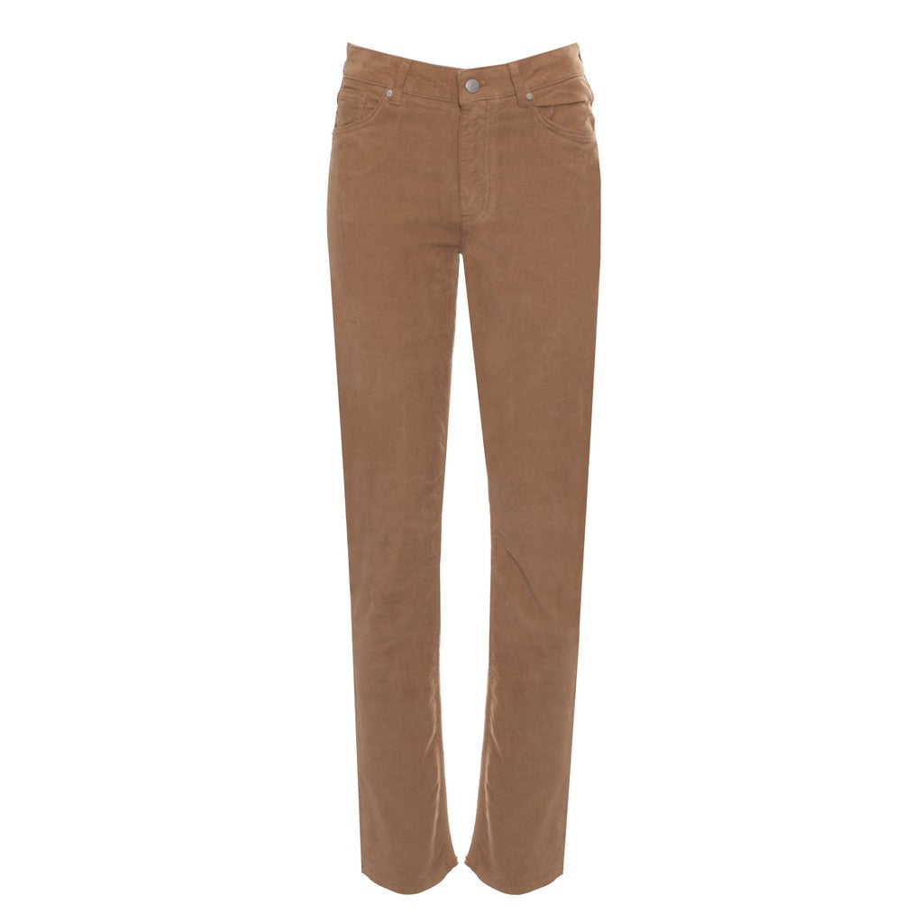 Gant Katoenen broek Dames – Khaki