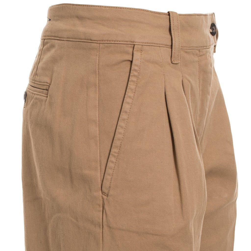 Gant Katoenen broek Dames – Khaki