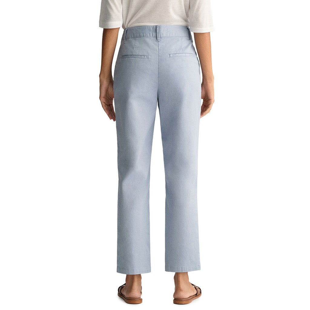 Gant Katoenen broek Dames – Lichtblauw
