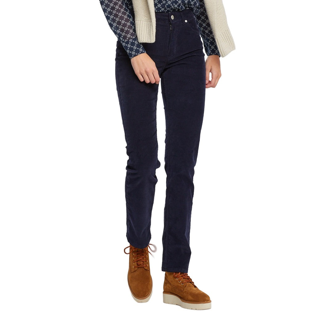 Gant Katoenen broek Dames – Marineblauw