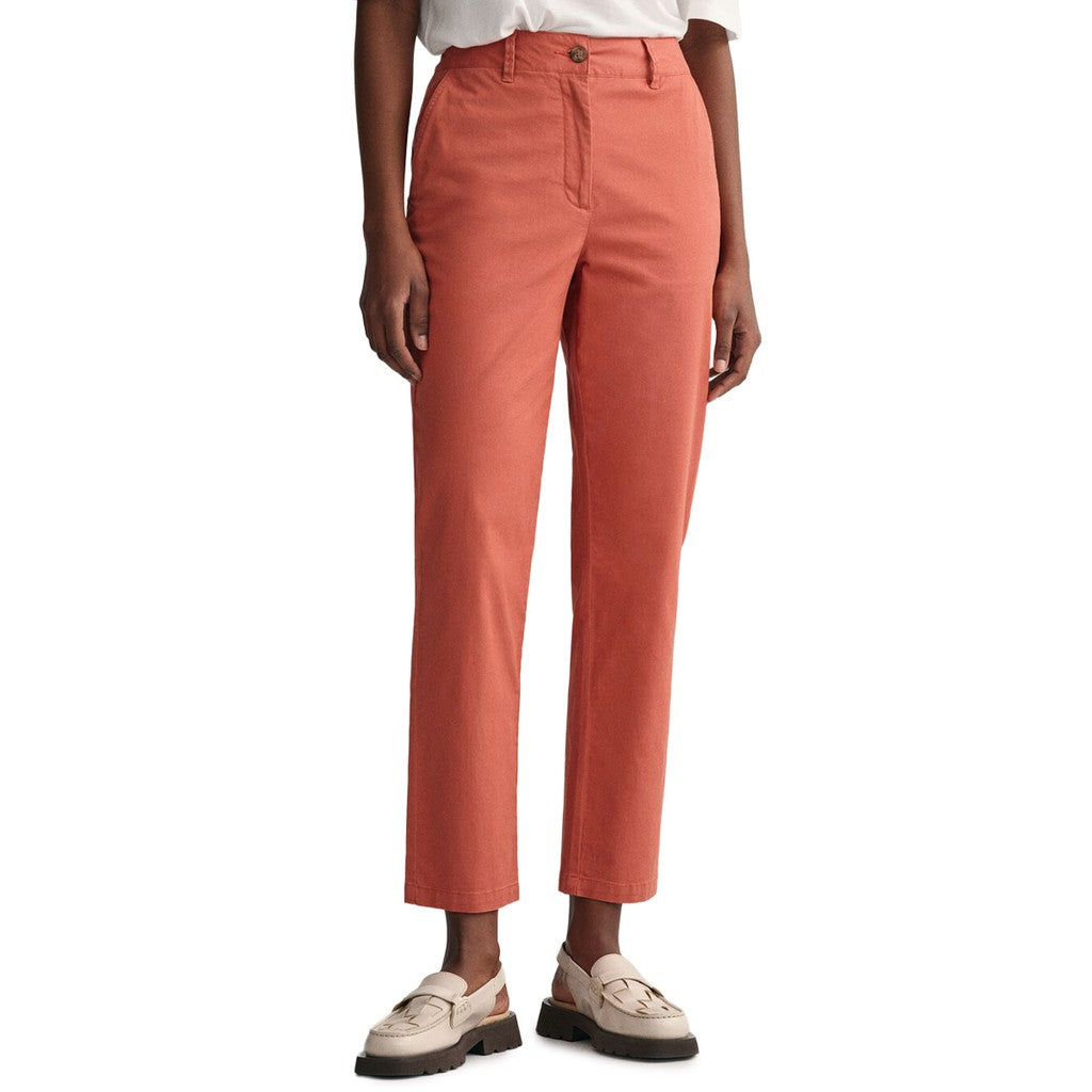 Gant Katoenen broek Dames – Oranje