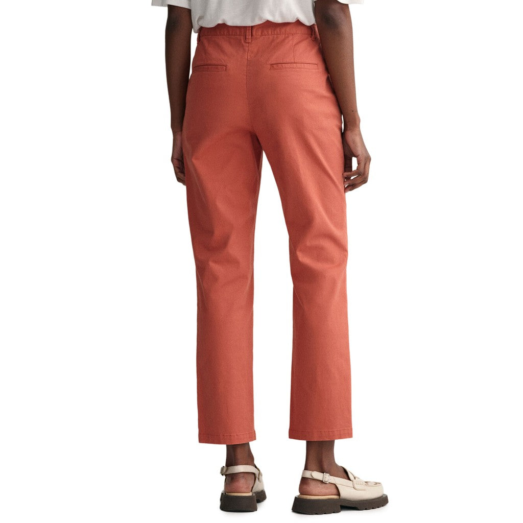 Gant Katoenen broek Dames – Oranje