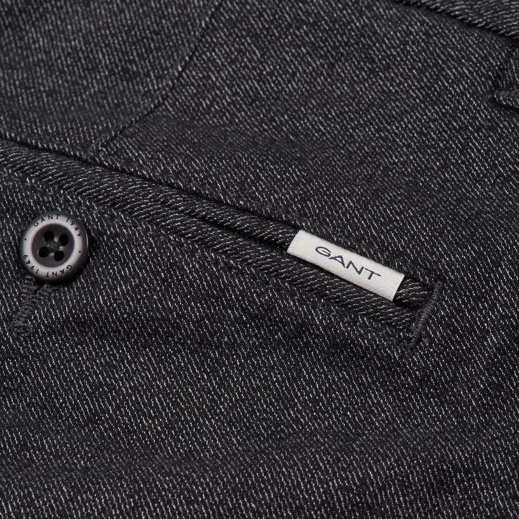 Gant Katoenen broek Heren – Antraciet