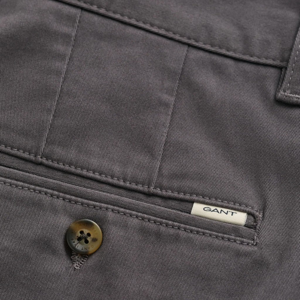 Gant Katoenen broek Heren – Antraciet