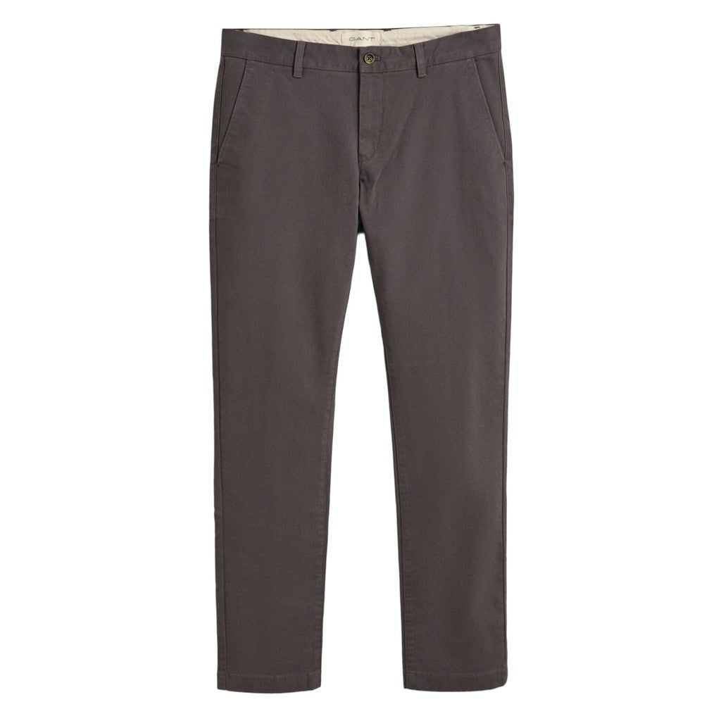 Gant Katoenen broek Heren – Antraciet
