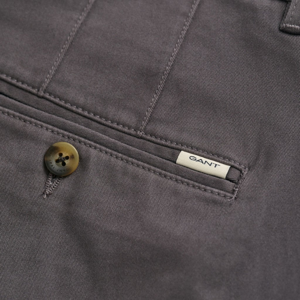 Gant Katoenen broek Heren – Antraciet