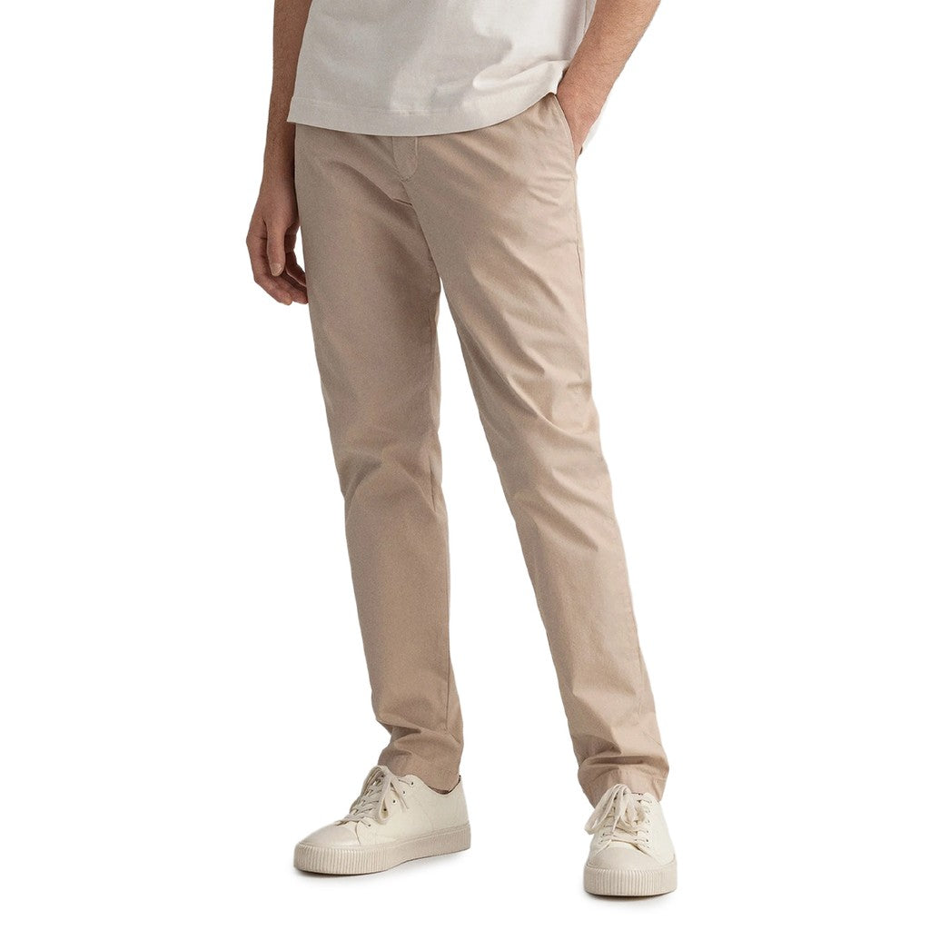 Gant Katoenen broek Heren – Beige