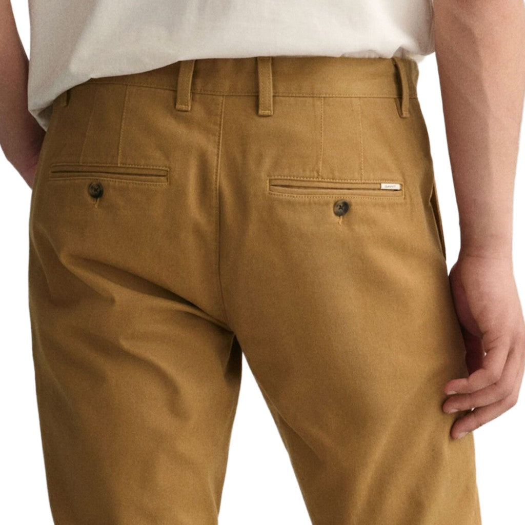 Gant Katoenen broek Heren – Beige