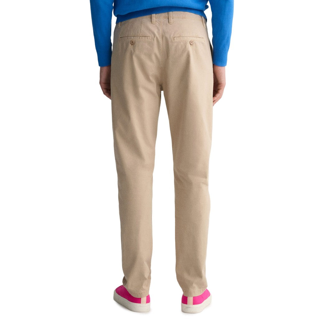 Gant Katoenen broek Heren – Beige
