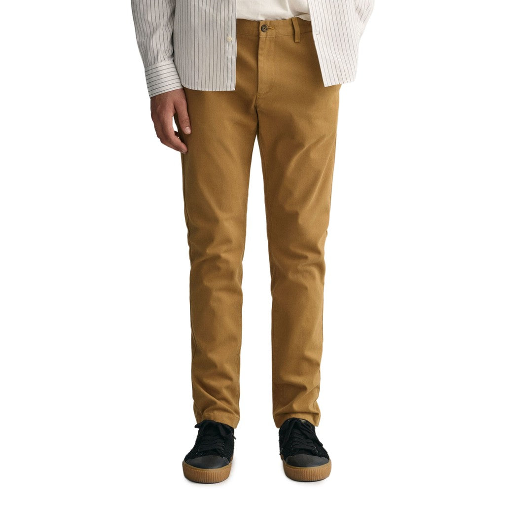 Gant Katoenen broek Heren – Beige