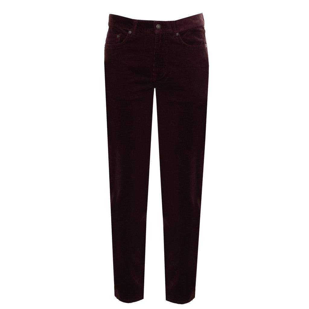 Gant Katoenen broek Heren – Bordeaux