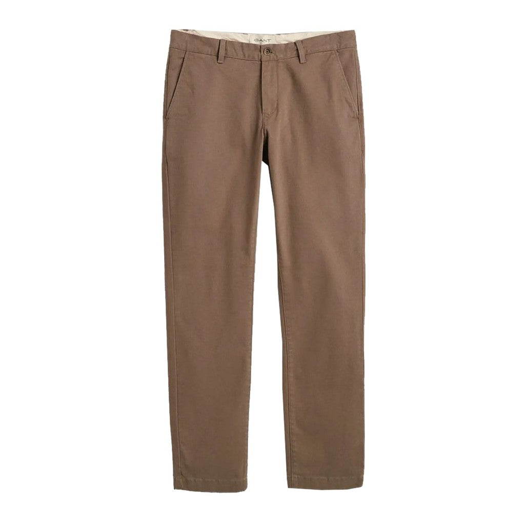 Gant Katoenen broek Heren – Bruin