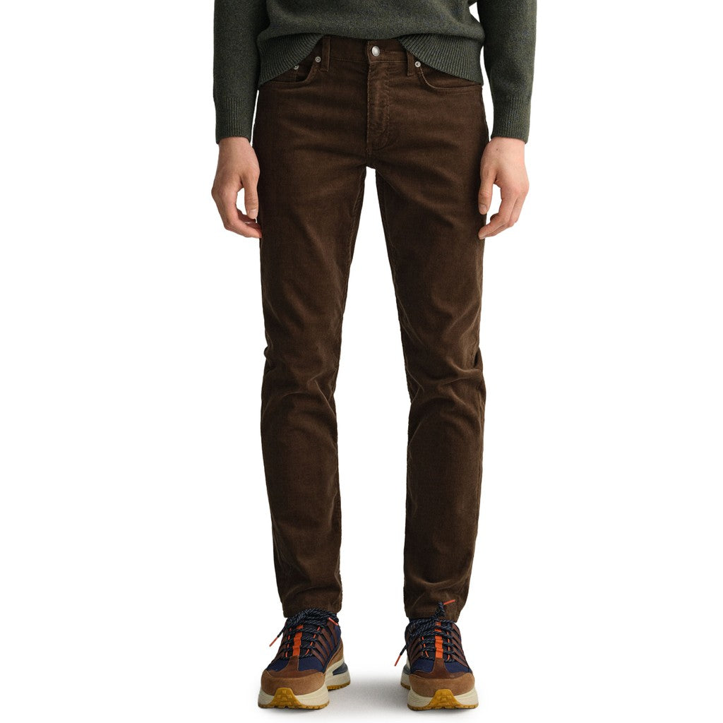 Gant Katoenen broek Heren – Bruin
