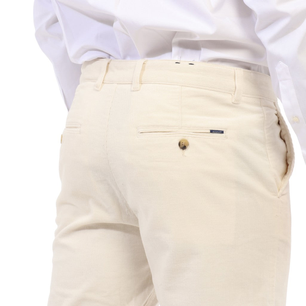 Gant Katoenen broek Heren – Crème