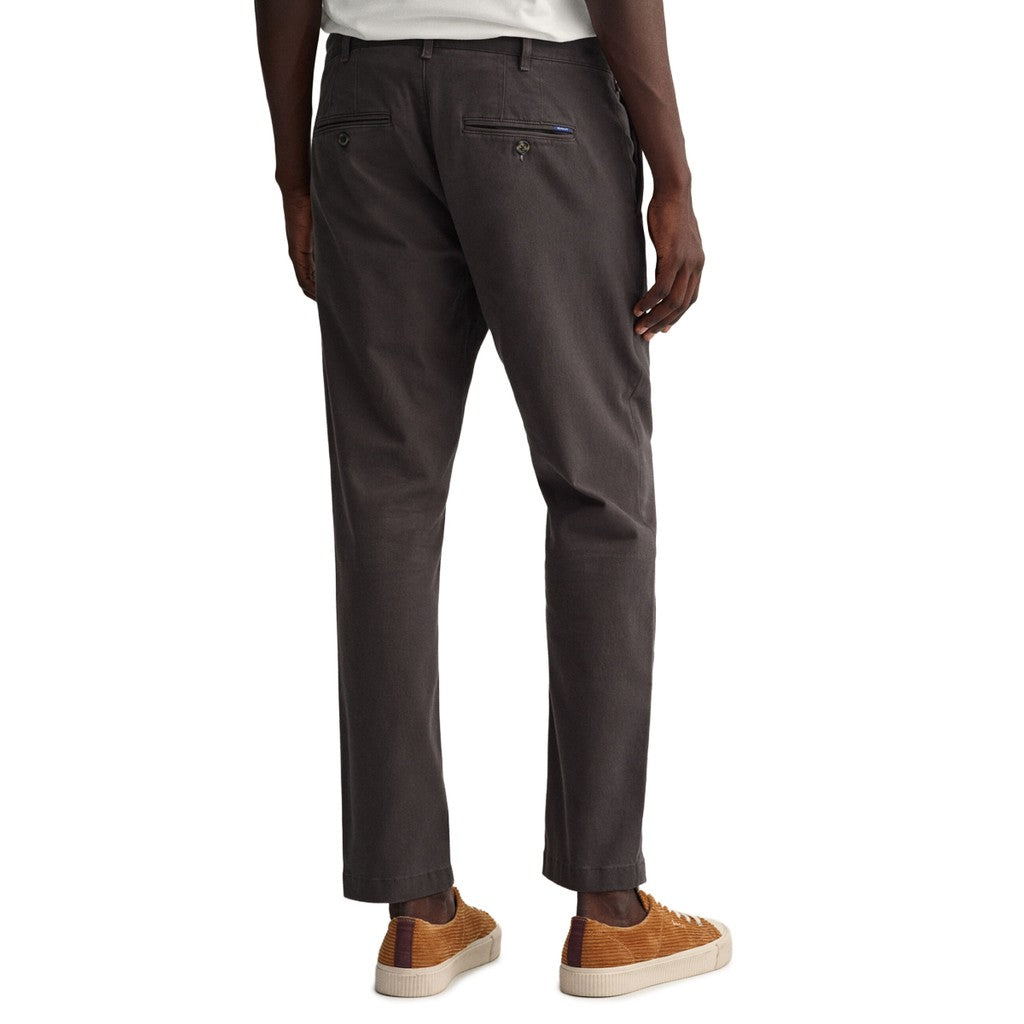 Gant Katoenen broek Heren – Donkergrijs