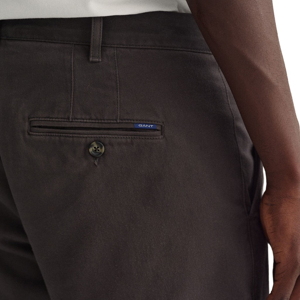 Gant Katoenen broek Heren – Donkergrijs