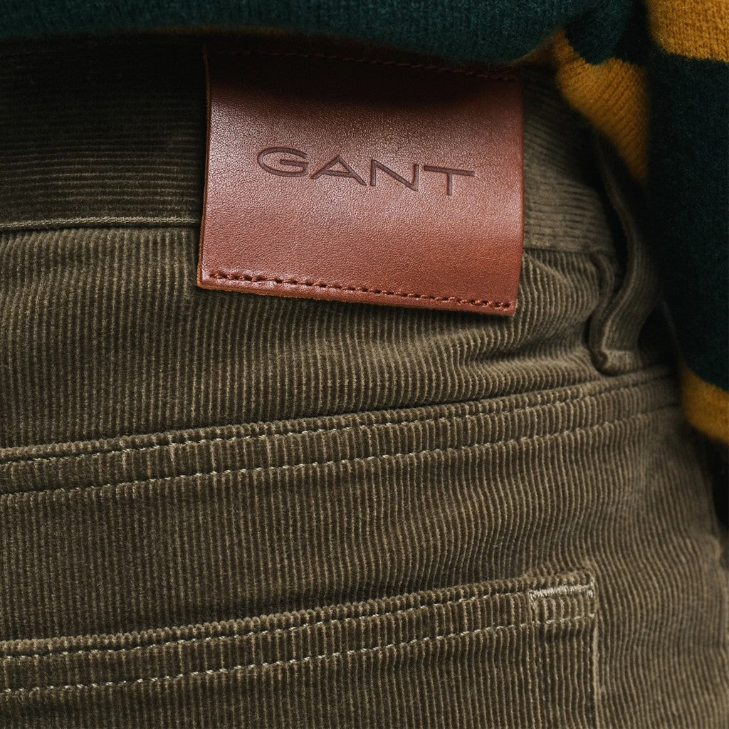 Gant Katoenen broek Heren – Groen