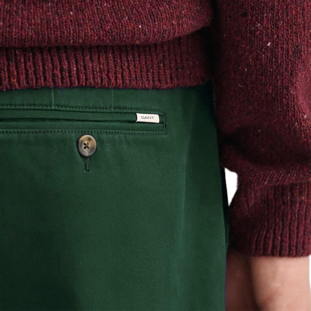 Gant Katoenen broek Heren – Groen