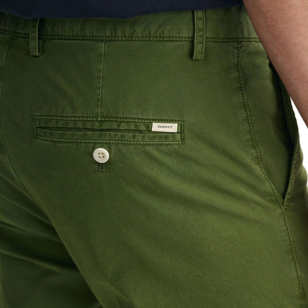 Gant Katoenen broek Heren – Groen