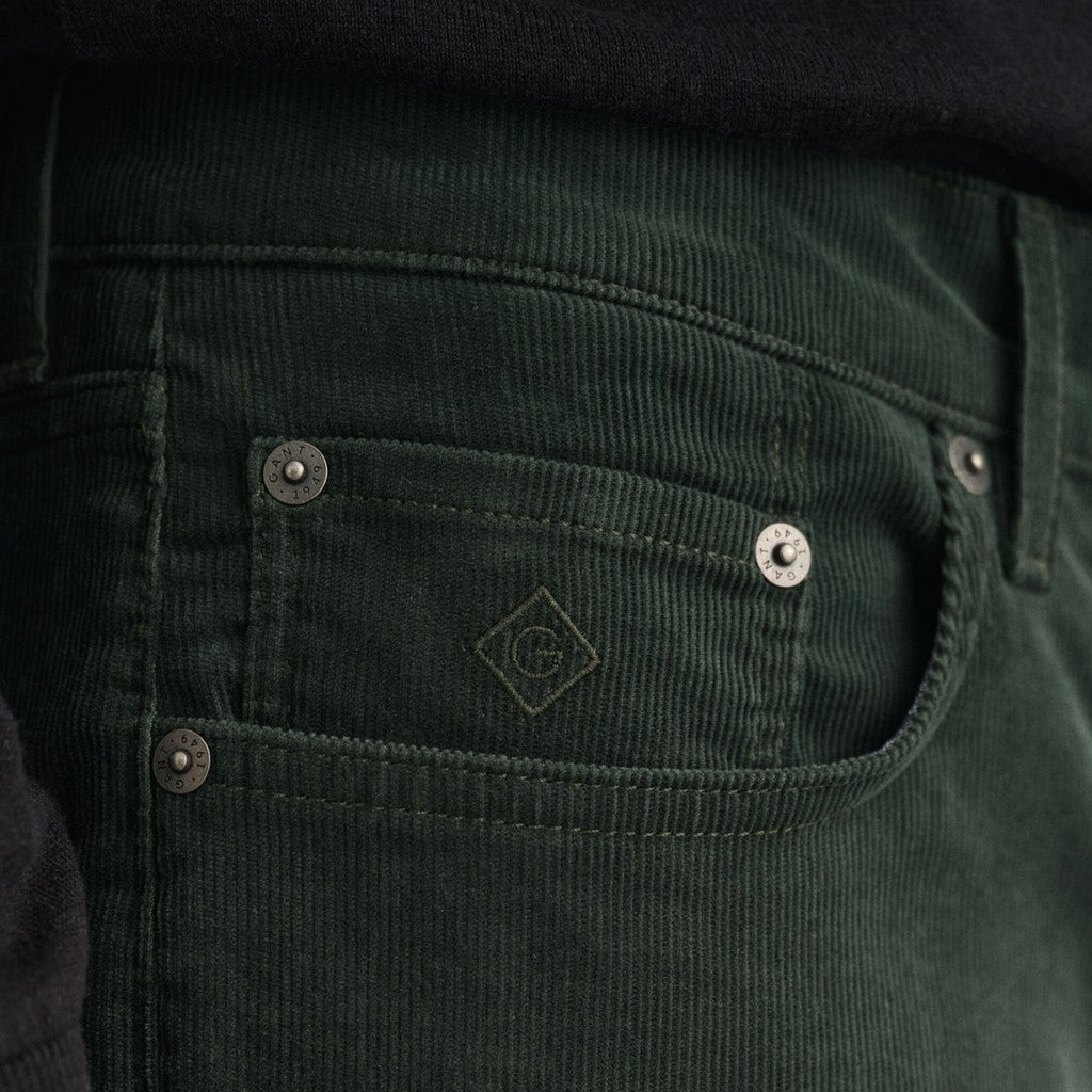 Gant Katoenen broek Heren – Groen